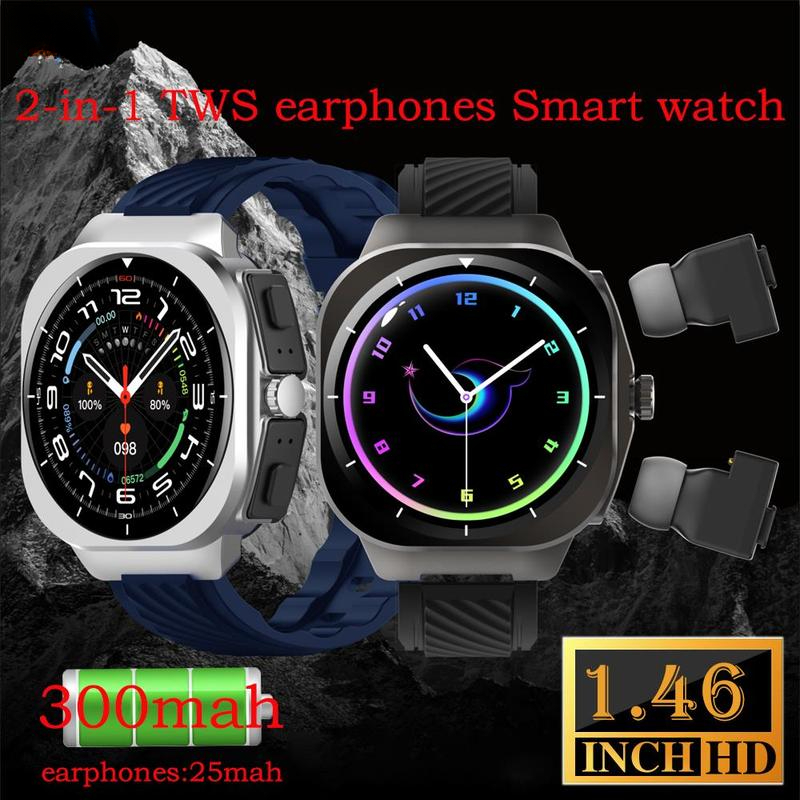 Korean Men Lifestyle - Music Style 2in1 Earphone Smart Watch