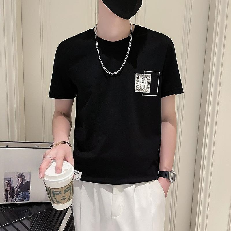 Trendy Men Short Sleeve Top Su - Korean Men Lifestyle ulasan dan harga