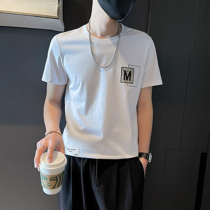 Trendy Men Short Sleeve Top Su - Korean Men Lifestyle ulasan dan harga