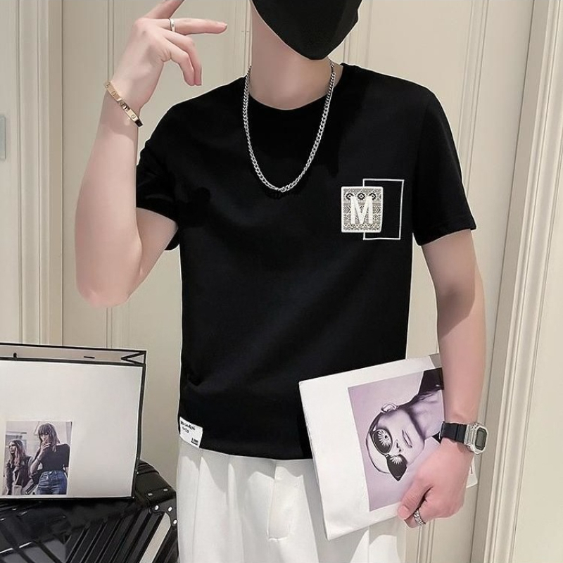 Trendy Men Short Sleeve Top Su - Korean Men Lifestyle ulasan dan harga