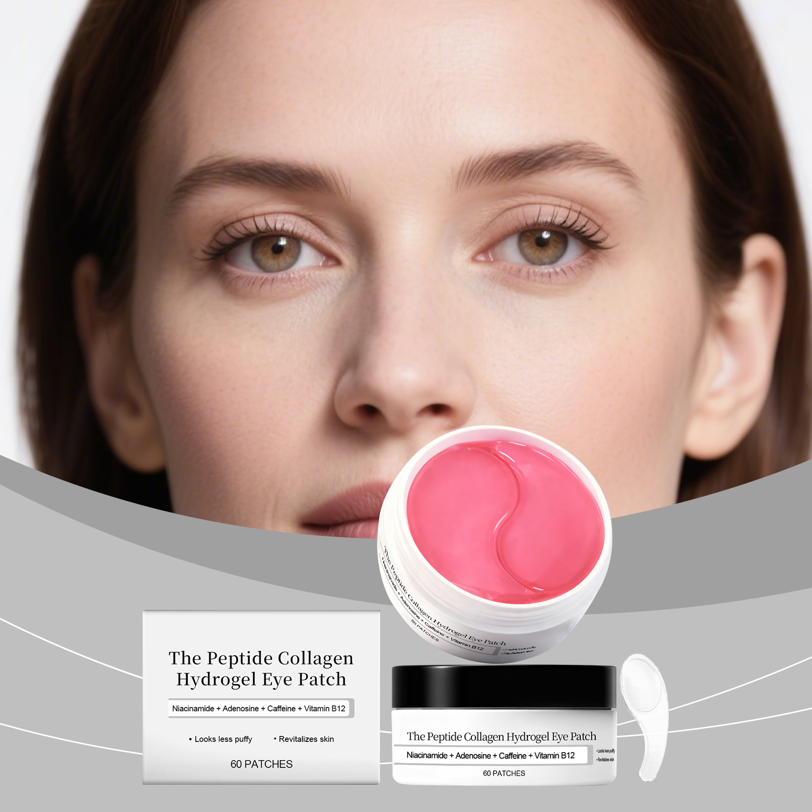 Peptide Collagen Hydrogel Eye  - Sheet Mask Collagen ulasan dan harga