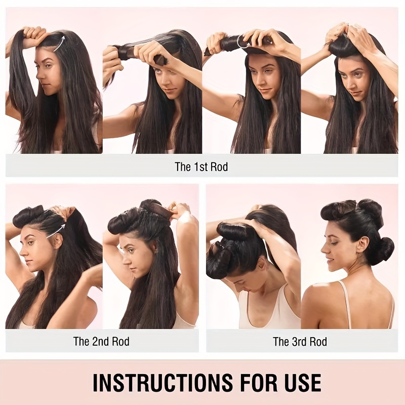 3pcs/pack Heatless Hair Curler - Sleeping Pack Overnight ulasan dan harga