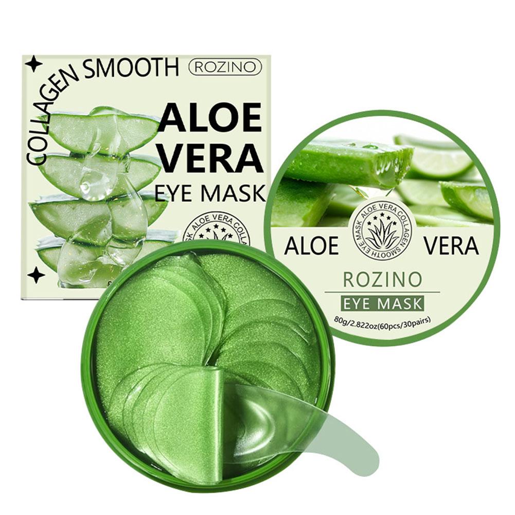 60pcs Aloe Vera Collagen Eye M - Sheet Mask Collagen ulasan dan harga
