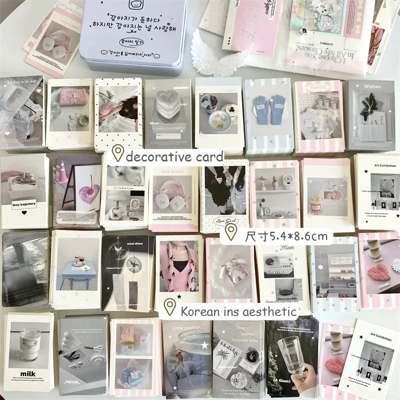 30Pcs Korean Ins Chic Girlish  - Korean Lifestyle Aesthetic ulasan dan harga