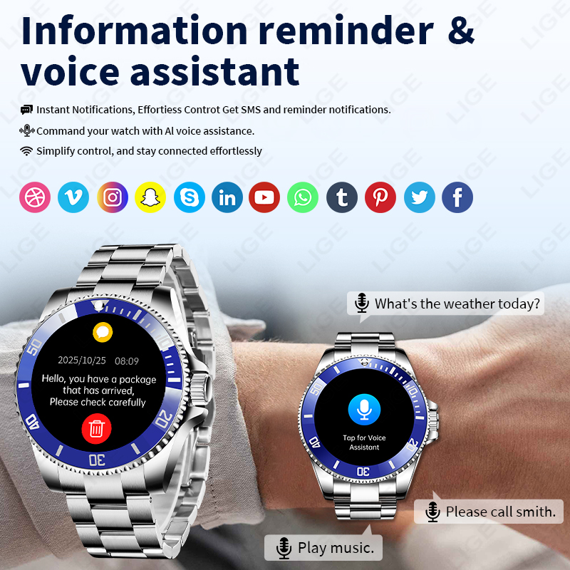 New 2026 Style Luxury Smart Wa - Korean Men Lifestyle ulasan dan harga