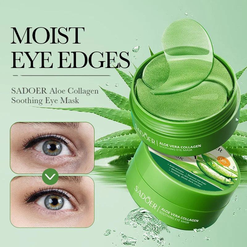 SAODER 60Pcs Aloe Vera Collage - Sheet Mask Collagen ulasan dan harga