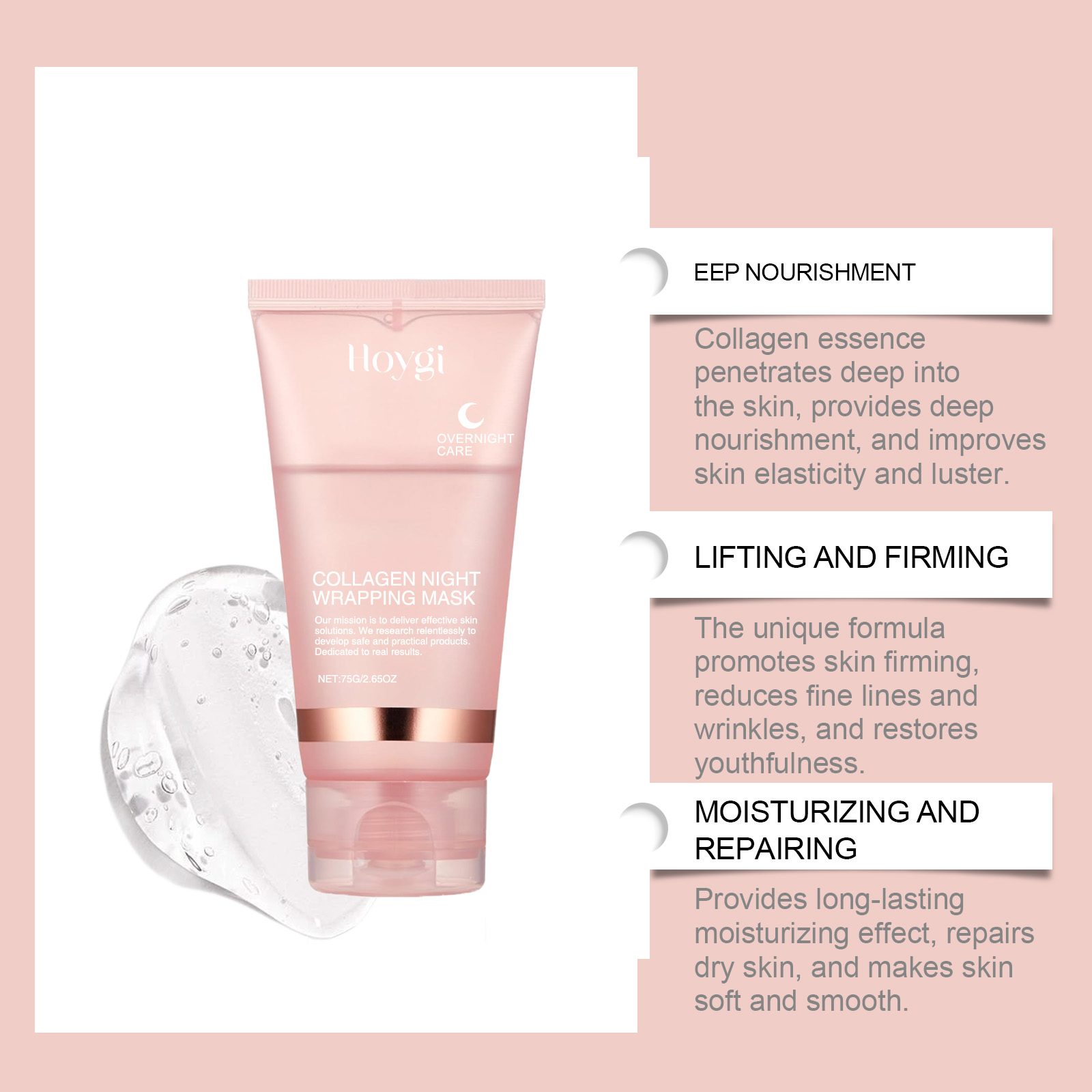 Deep Collagen Mask Peel Off Ma - Sleeping Pack Overnight ulasan dan harga