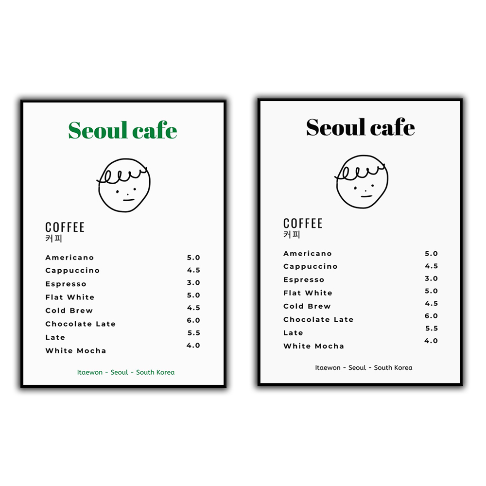 Seoul Cafe Print Wall Art Prin - Korean Arts And Lifestyle ulasan dan harga