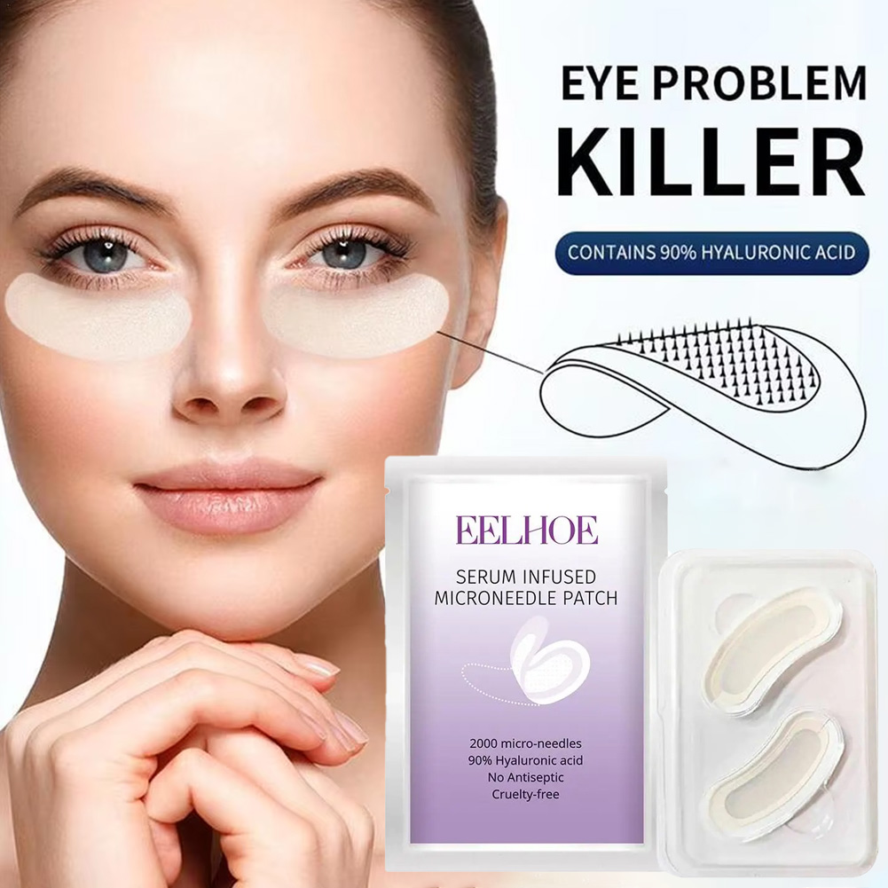 1 Pair Micro-needle Eye Patch  - Sheet Mask Collagen ulasan dan harga