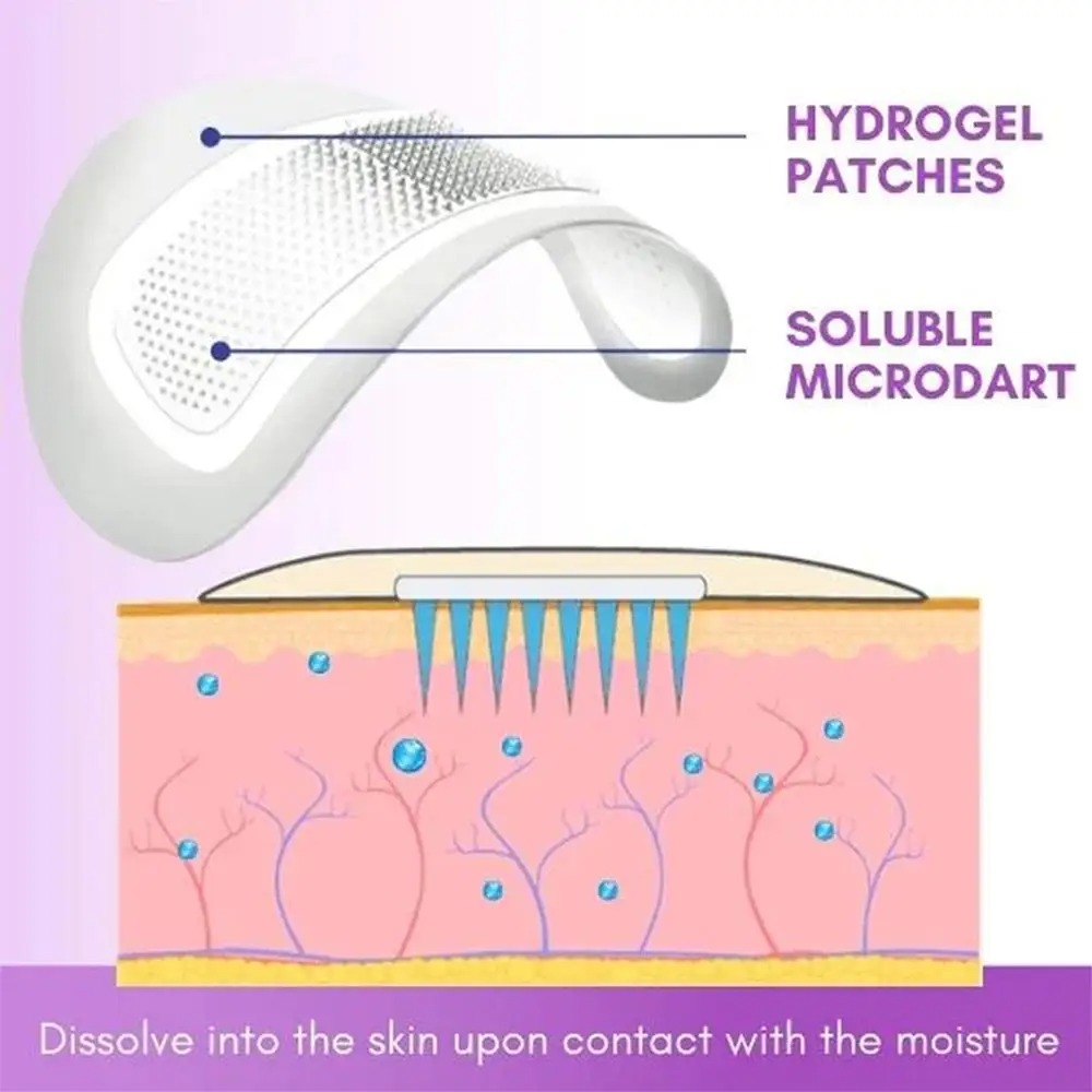 1 Pair Micro-needle Eye Patch  - Sheet Mask Collagen ulasan dan harga