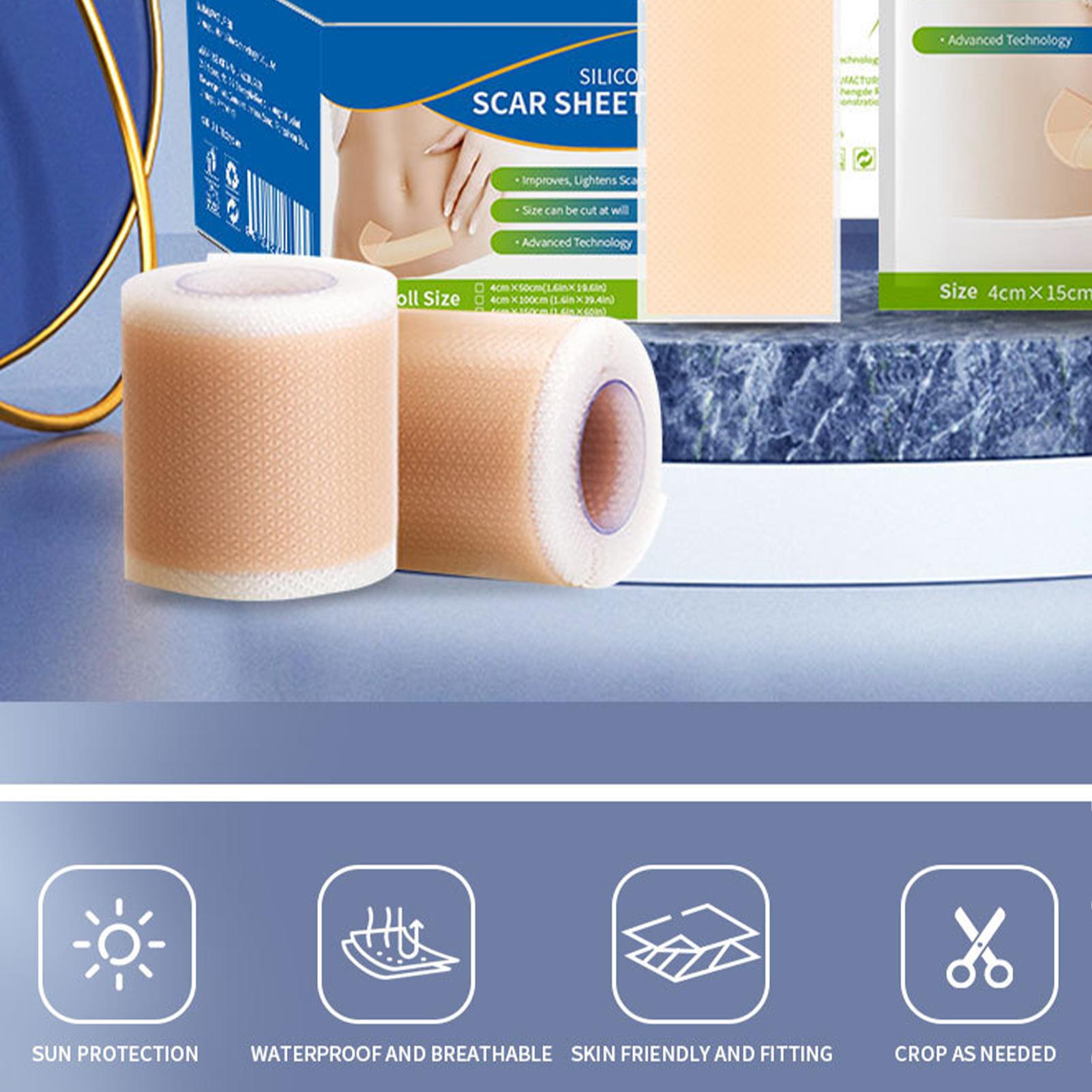 1 Roll Silicone Scar Sheets 4c - Sheet Mask Collagen ulasan dan harga