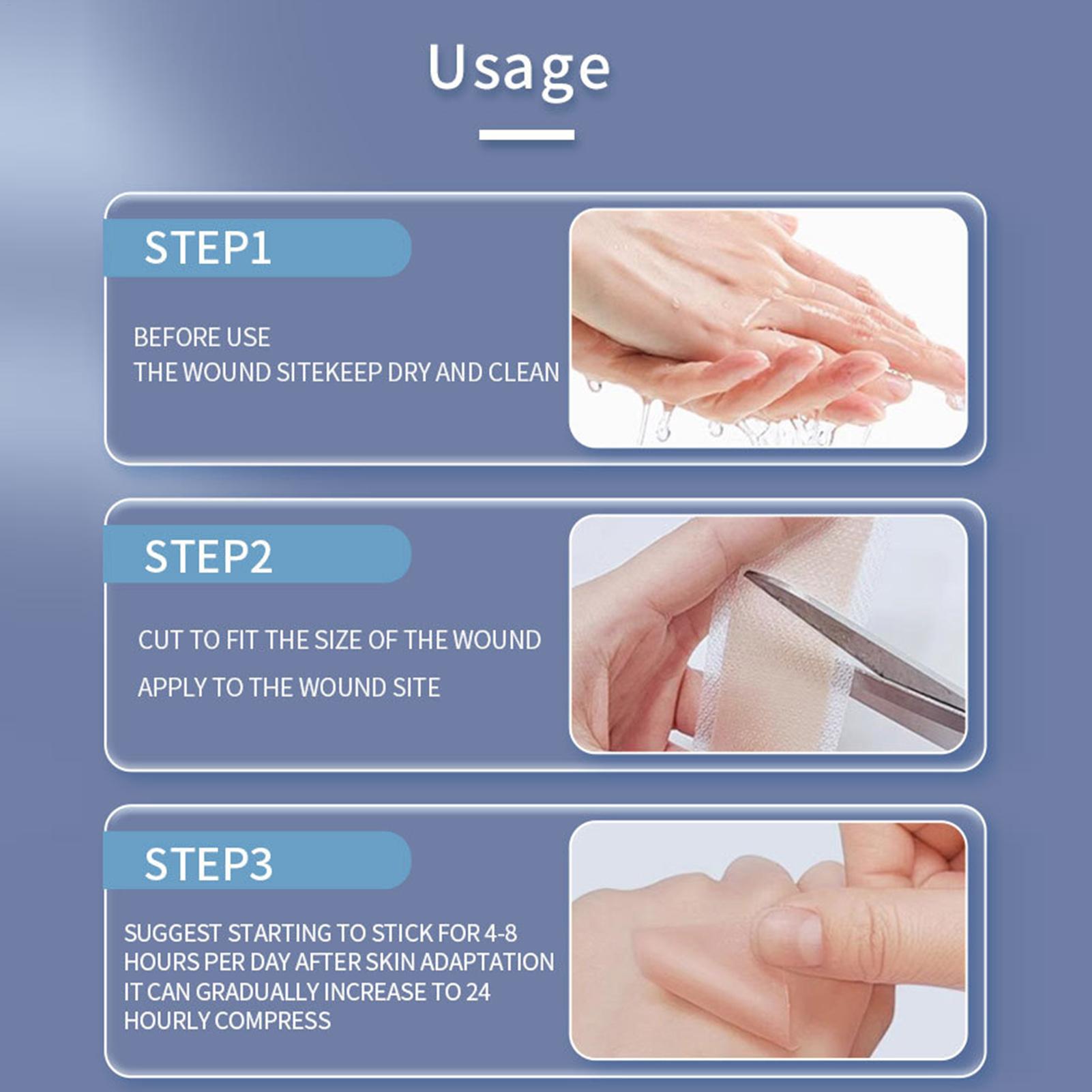 1 Roll Silicone Scar Sheets 4c - Sheet Mask Collagen ulasan dan harga